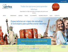 Tablet Screenshot of lenfex.es